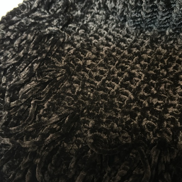 G.I.L.I. Open-Front Chenille Cardigan with Fringe Detail XXS LEFT ONLY ONE! - Picture 6 of 8